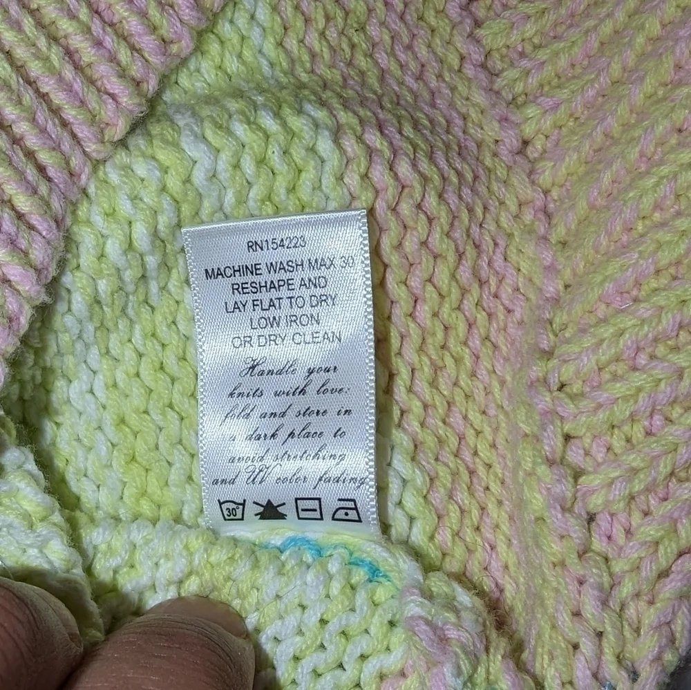 Joos Tricot Space Dye Pullover Xs